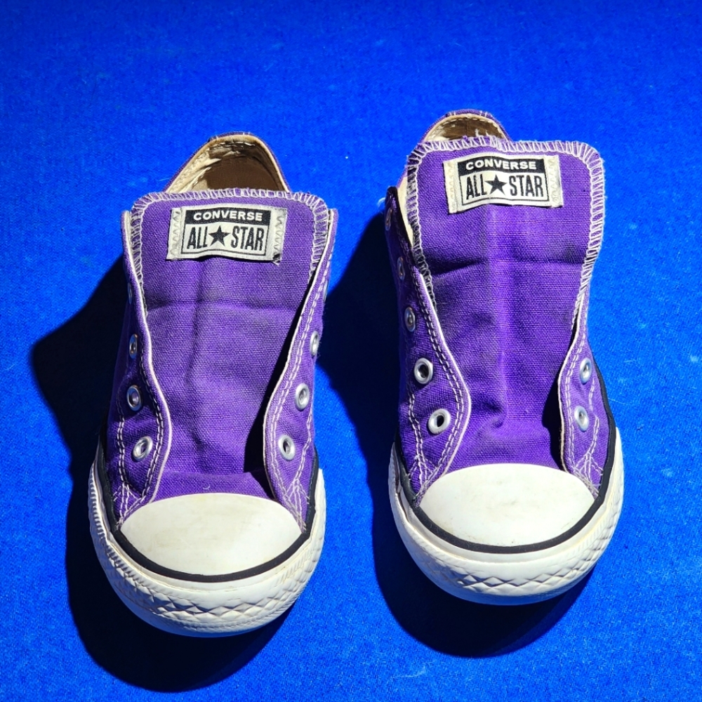 Purple Converse All-Stars SZ 3 Youth